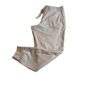 Amazon Essentials Women's Fleece Jogger Sweatpants Oatmeal LARGE